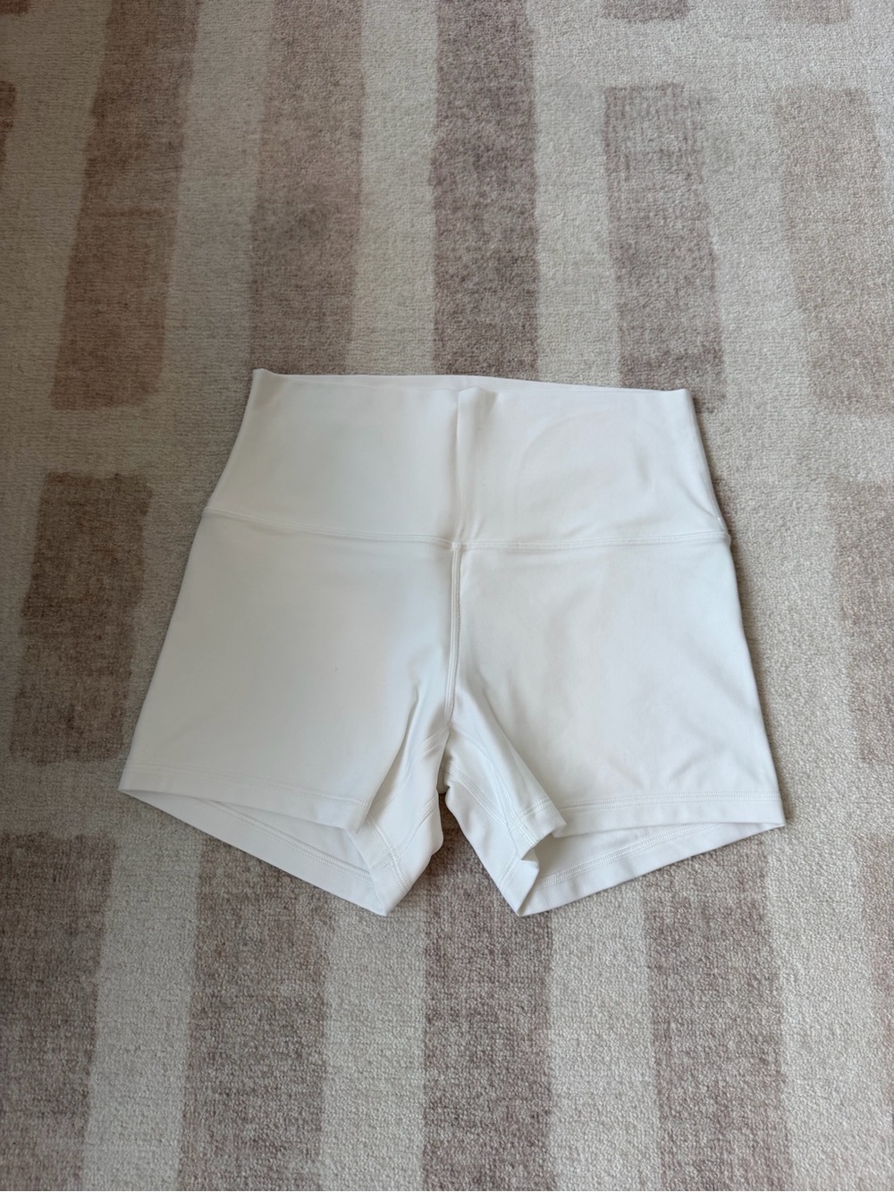 lululemon athletica White High-Rise Bike Shorts